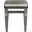 Tamsin Silver Grey Metallic Vanity Stool