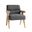 Tanis Chair In Charcoal