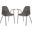 Tanner Ash Gray Mid Century Dining Chair Set of 2