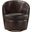 Tanner Swivel Chair In Brown