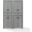 Tara 2-Piece Kitchen Storage Pantry Set In Distressed Gray