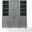 Tara 3-Piece Kitchen Storage Pantry Set In Distressed Gray