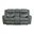Tasso Motion Loveseat with Console In Charcoal