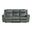 Tasso Motion Sofa with Dropdown In Charcoal