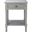 Tate 1 Drawer Accent Table in Distressed Grey