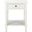 Tate 1 Drawer Accent Table in Distressed White
