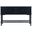 Tate 2Drw 2 Door Console Table in Black