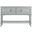 Tate 2Drw 2 Door Console Table in Distressed Grey
