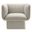 Tate Performance Velvet Accent Chair In Almond