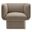 Tate Performance Velvet Accent Chair In Taupe