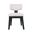 Tate Split Back Upholstered Dining Chair Set of 2 In Black