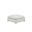 Tatiana Boucle Fabric Ottoman in Cream