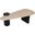 Taverna Coffee Table In Natural/Black