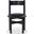 Tayla Leather Dining Chair In Black