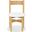 Tayla Linen Dining Chair In Natural and White