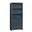 Taylor 74 Inch Bookcase with 2 Doors In Malta Blue