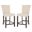 Taylor Counter Stool Set of 2 in Beige