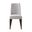 Taylor Fabric Chair In Espresso and Gray