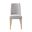 Taylor Fabric Chair In Natural and Gray