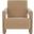 Taylor Modern Velvet Accent Chair In Light Brown