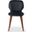 Tazmyn Leather Dining Chair In Black and Walnut