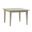Teak 42 Inch Square Farm Table In Oyster Teak