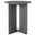 Tecton Outdoor Patio Aluminum Side Table In Charcoal