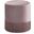 Teddy Velvet Ottoman/Stool In Pink