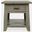 Telluride End Table with Storage In Driftwood