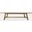 Telluride 127 Inch Trestle Dining Table with 2 Extension Leaves In Gold