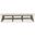 Telluride 85 Inch Upholstered Dining Bench In Driftwood