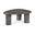 Teramo Concrete Indoor and Outdoor Coffee Table In Brown