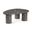 Teramo Concrete Indoor and Outdoor Coffee Table In Brown