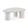 Teramo Concrete Indoor and Outdoor Coffee Table In White