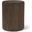 Terra Dark Brown Wood Fluted Round Side Table