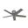Terrace Cove 44 Inch Low Profile Damp Rated Ceiling Fan and Pull Chain In Matte Silver