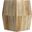 Terry Solid Mango Wood Side Table In Natural