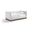 Teva Linen Textured Fabric Upholstered Twin Daybed In Cream