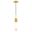 Thalia 4.75 Inch 1 Light Mini Pendant In Antique Gold