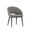 Thatcher Dining Armchair In Antique Grey and Black