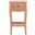 Thelma Red Maple End Table with Storage Drawer