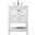Theo 24 Inch Single Bathroom Vanity In White