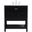 Theo 30 Inch Single Bathroom Vanity In Black