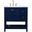 Theo 32 Inch Single Bathroom Vanity In Blue