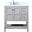 Theo 32 Inch Single Bathroom Vanity In Grey With Backsplash