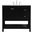 Theo 36 Inch Single Bathroom Vanity In Black