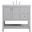 Theo 36 Inch Single Bathroom Vanity In Gray