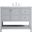 Theo 42 Inch Single Bathroom Vanity In Gray