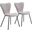Thibideaux Dining Chair Set of 2 In Light Gray