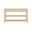 Three Drawer Console In Brown